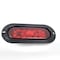 Truck-Lite 60 Series, Led, Red, Oval, 18 Diode, Stop/Turn/Tail, Black Flange Mount, Pl-3, 12V 60356R - alternate 4